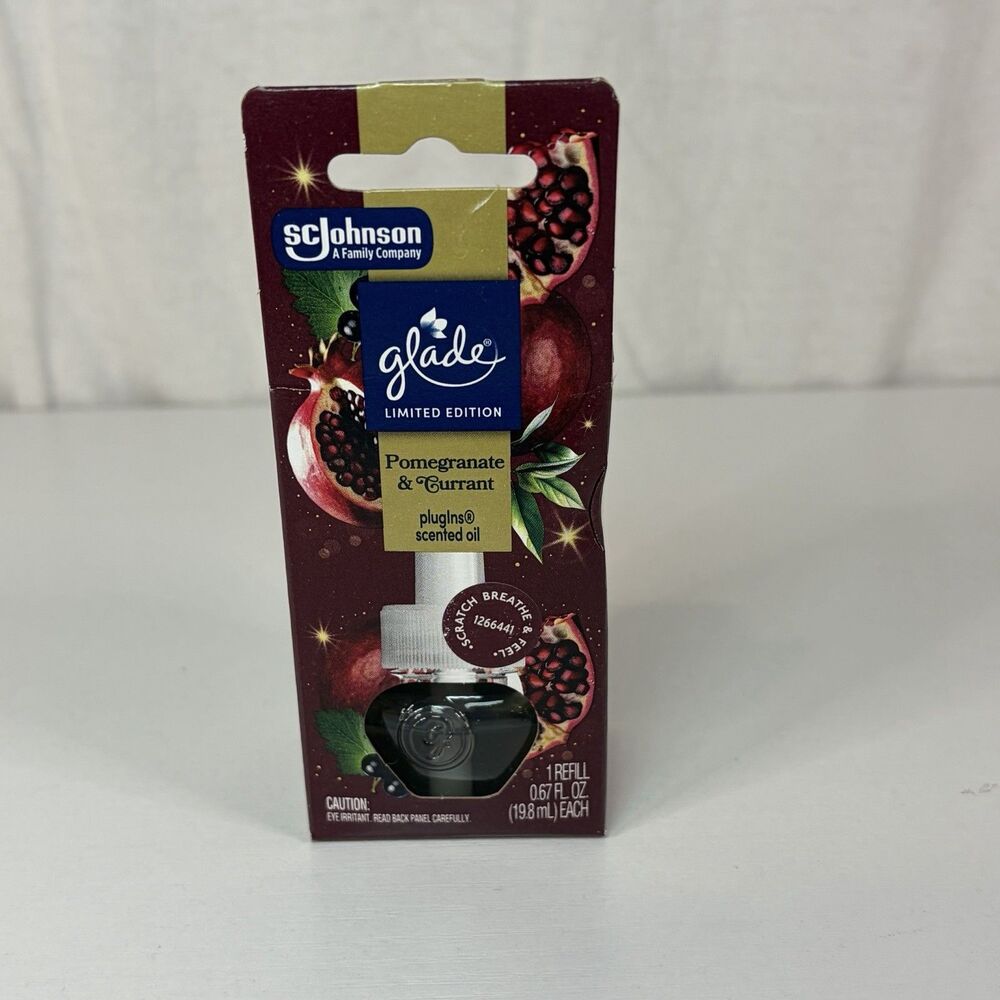 Glade PlugIns Scented Oil Refill 0.67 fl oz Pomegranate & Currant Limited
